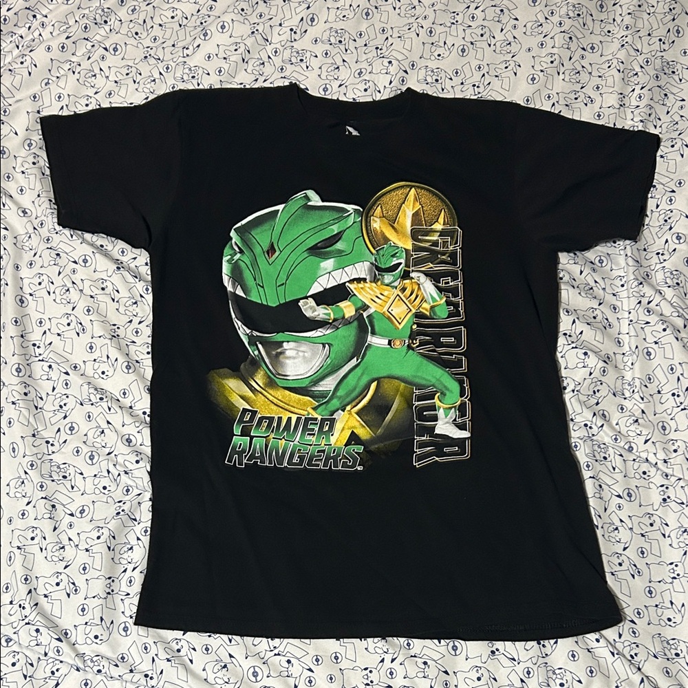 Green Power Ranger Graphic Tee Shirt